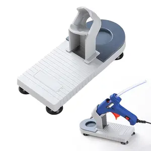 Hot Melt Glue Gun Stand with Non-Stick Silicone Pad, Organizer for DIY Crafts and Home Projects, Secure and Stable Glue Gun Holder