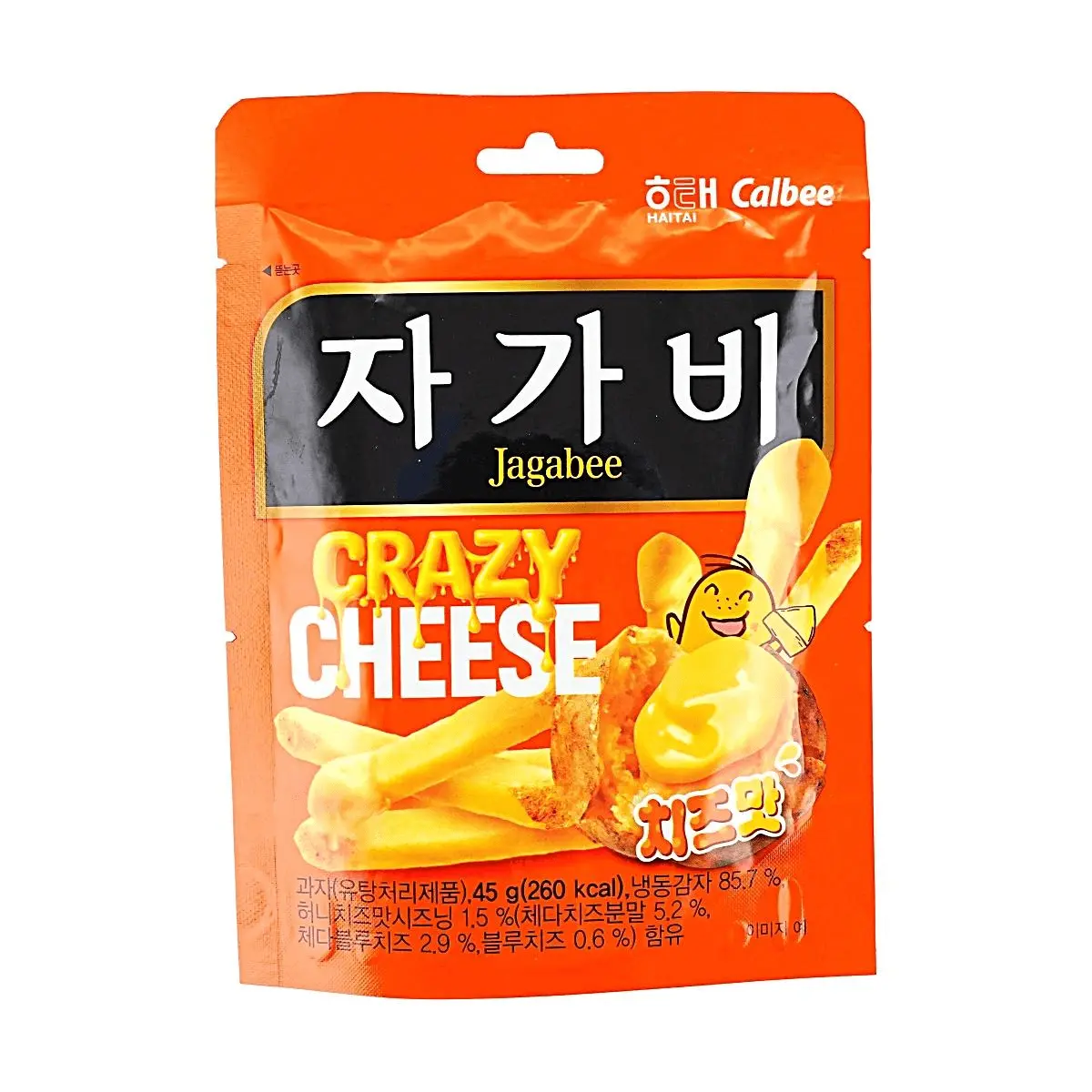Crazy Cheese Fries 45g - Crispy Potato Snacks with Savory Cheese Flavor