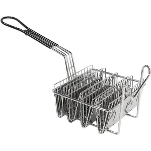 Tortilla Fry Basket Kitchen Fried Cooking Taco Shell Mold For Frying For Deep  Fryer Basket Square Stainless Steel (4 Shells)