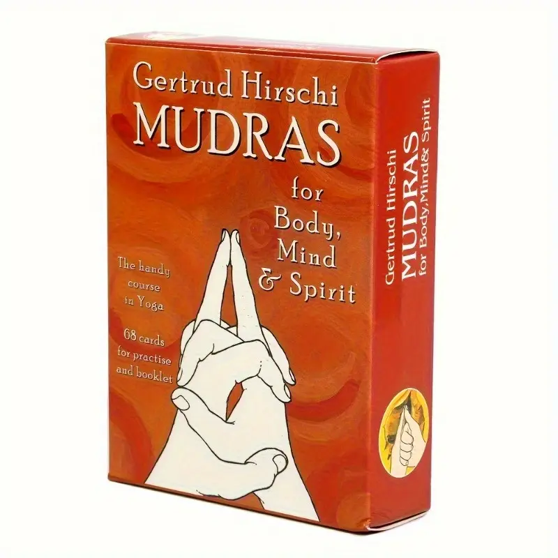 A box of body and mind gestures, beginner tarot set, oracle card board game, card floor card game