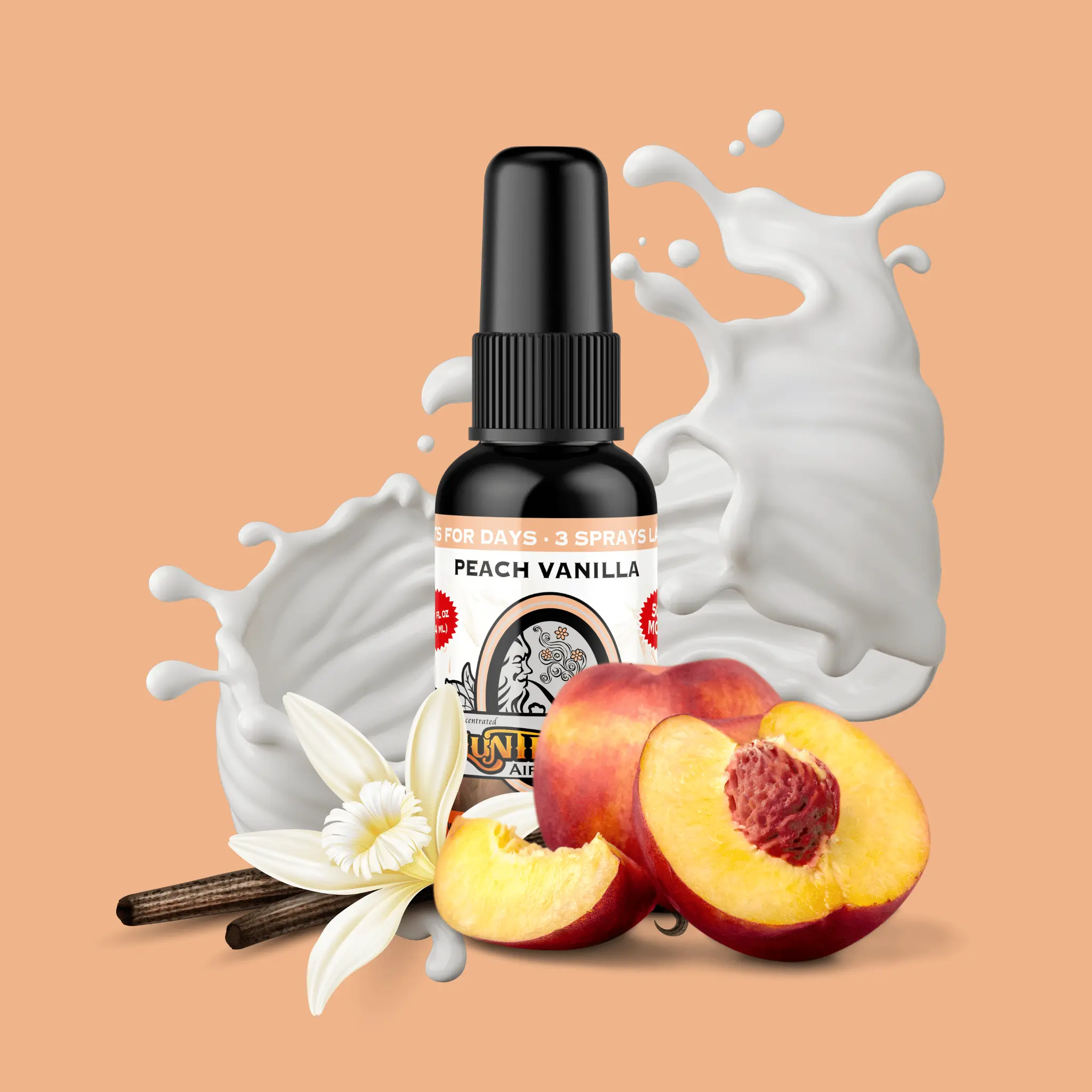 Peach Vanilla Air Freshener Spray Peach Vanilla Air Freshener Spray