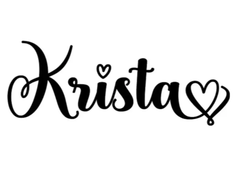 Personalized Custom Cursive Name Vinyl Decal Sticker