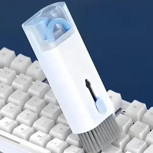 7-in-1 Keyboard Cleaner, Portable Dust Brush for Phones, Earbuds, Laptops, Cameras, Professional Cleaning Pen, Essential Cleaning Kit