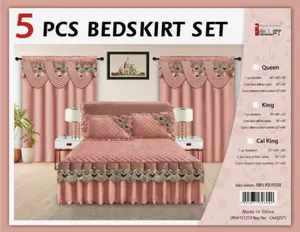 5 PCS BEDSKIRT SET