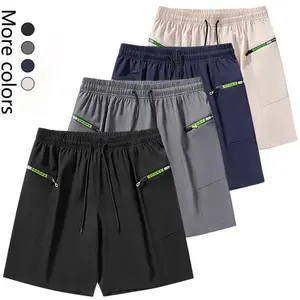 Men's Shorts Set — Quick-Drying, Breathable, Casual-Athletic Style, and Wrinkle-Resistant. Crafted from a polyester blend fabric in a solid color, this set is ideal for running, soccer, badminton, basketball, table tennis, weightlifting, and various gym w