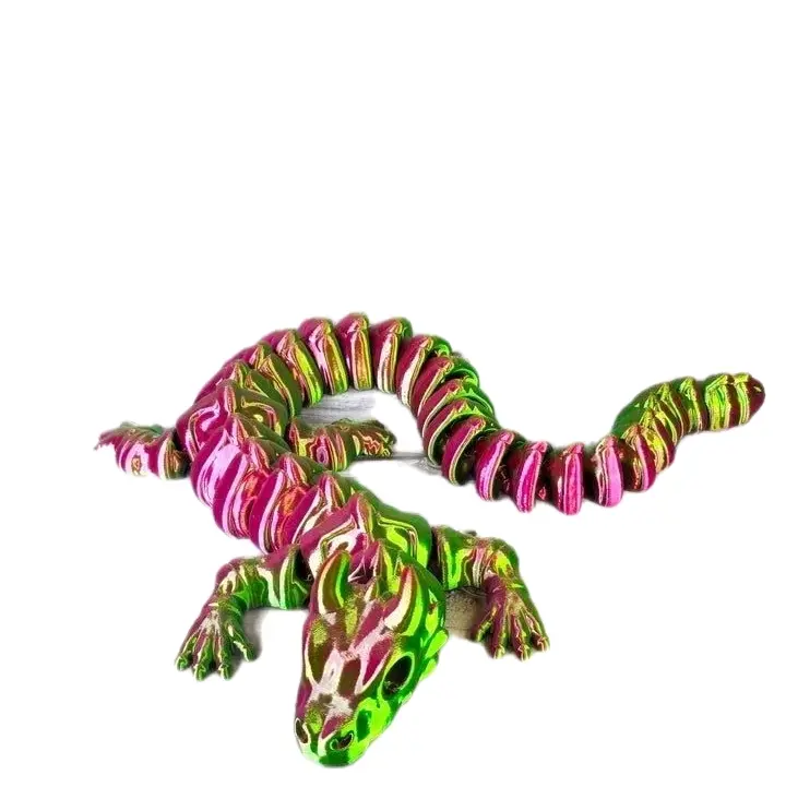 Articulated 3D Printed Dragon – Nearly 2 Feet Long! Flexible Fantasy Creature