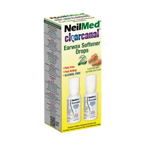 ClearCanal Earwax Softener Drops 2 Pack