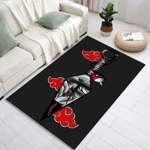 Itachi Kunai Doormat -Naruto Itachi Doormat- Akatsuki Member Rug- Inspired by Itachi Uchiha’s Ninja Legacy- Polyester