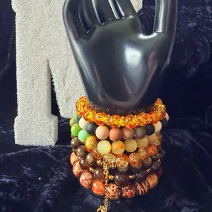 Beautiful glass beaded bracelets designed with elegance in mind. Great gift to surprise your special loved ones with.  Affordable prices that will leave you happy. Many different colors to choose from.