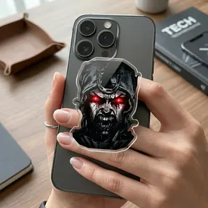 Where Is My Steel Ball Run Magsafe Phone Grip Holder, Funny Jojo Meme Anime Acrylic Magnetic Phone Holder, Adjustable Pop Socket Accessories