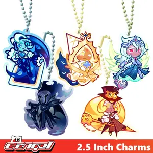 Cookie Run  Colored Acrylic Keychains Gifts for fans