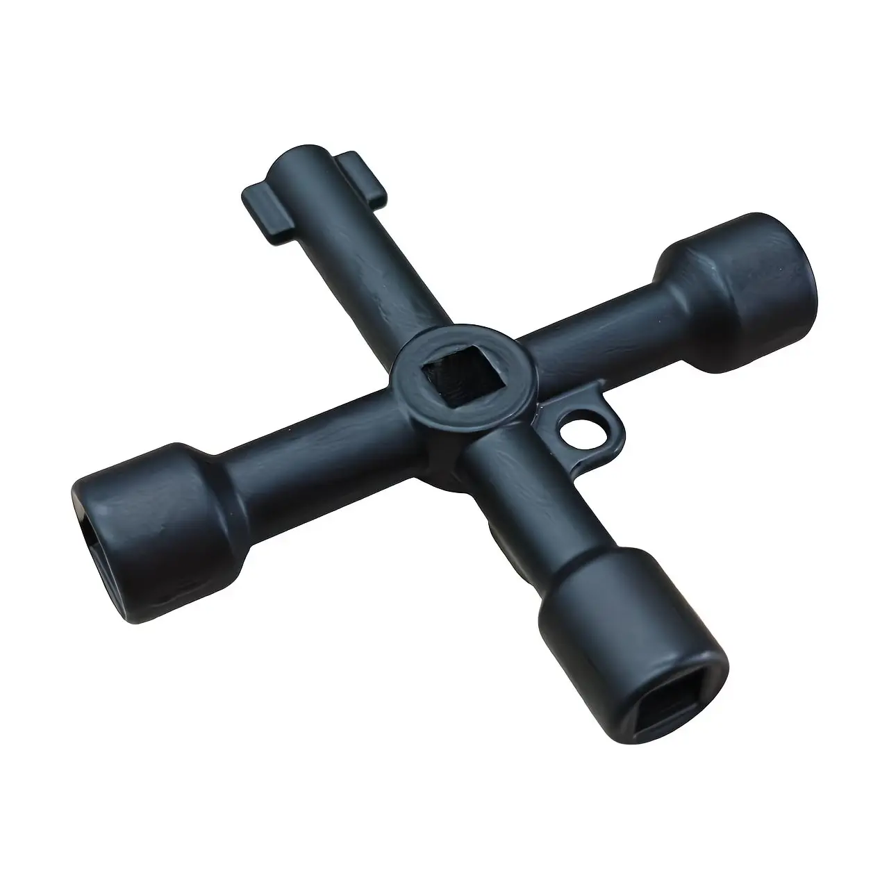 Multifunctional 4 Direction Practical Key, Zinc Alloy, Durable Solid Structure, Suitable for Gas Meters, Cabinets, Elevators, Train Doors, Mechanical Operations