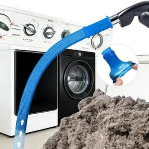 Dryer Vent Vacuum Attachment,Universal Dryer Vent Hose,Flexible Stretchable Vacuum Attachment,Lint Remover Tool, Dryer Duct Cleaner, Household Gap Cleaning Accessory, Compatible Vacuum Nozzle, Deep Crevice Cleaner,Home Safety Fire Prevention Tool
