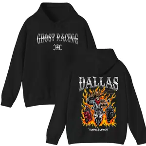 Dallas Ghost Hoodie, Ghost Racing Hoodie, Motorcycle Hoodie, Racing Hoodies, Hoodie For Men, Gift For Men, Top Menswear