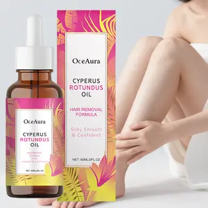 OceAura Hair Removal Oil: Gentle Soothe, Hydrate, Inhibit Regrowth