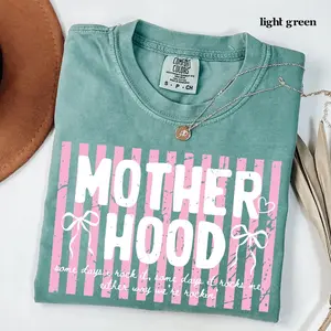 Comfort Colors Retro Motherhood Shirt, Trendy Mama Shirt, Mom Life Tee, Oversized Graphic Mom T-Shirt, Cool Mom Club Shirt, Mothers Day Gift