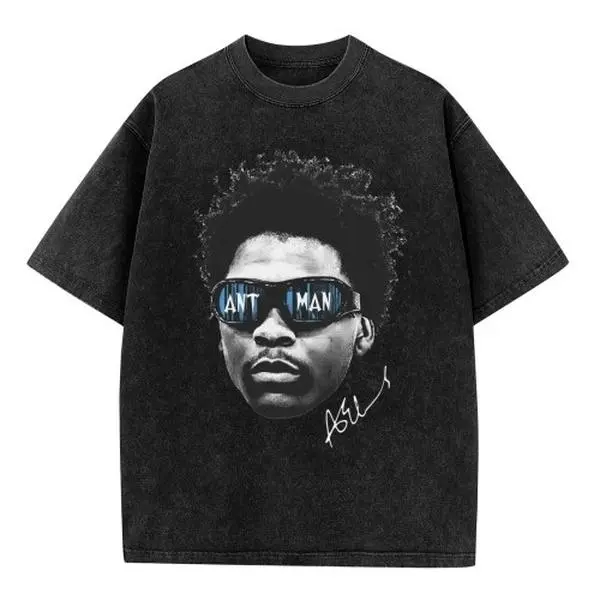 Anthony Edwards Prints Unisex 100% Cotton Comfy Fabric Shortsleeve Sports Pullover T-Shirt, Fit Casual Top for Sports & Outdoor Use