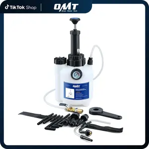 Orion Motor Tech Transmission Fluid Pump 2 Way Manual ATF Refill System Dispenser, Oil and Liquid Extractor 3L Capacity,Automatic Transmission Fluid Pump Tool Set with Pressure Gauge & 12 Pieces ATF Filler Adapters, Automotive Fluids Vacuum Evacuation