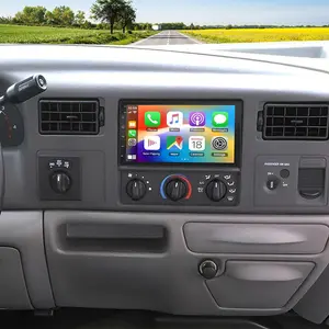 7" Android Double DIN Car Stereo for Ford F250 F350 1999–2004 – with Wireless CarPlay & Android Auto, GPS, Bluetooth, WiFi, DSP, Backup Camera, 2+32GB