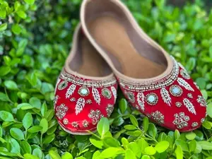 Scarlet Bloom – Red Velvet — 3 Footwear Women