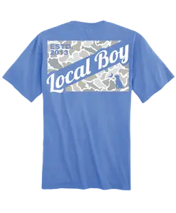 Local Boy - Camo Flag Saltwater Tee
