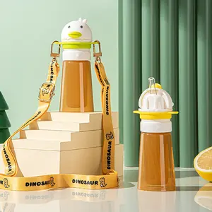 2-in-1 Duck Bottle Cap with Straw (Fits 28mm & 35mm) – Spill-Proof Cute Drinking Lid for Water & Soda Bottles, Perfect for Makeup, Gym & Outdoor Use