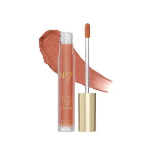 No7 Pro Artist Soft Blur Liquid Matte Lipstick - Weightless, Long-Lasting Lipstick for a Hydrated, Soft Matte Finish & Longwear Lip Color - Peach Nude (.2 Fl Oz)