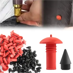 Mushroom Tire Plug Kit with 90PCS Pins,Practical Rapid Plug 2.0 Tire Repair for Flat Tire Repair Kit,Car Accessories Mushroom Plug Tire Repair Kit Fits Tubeless Tires (90pcs large mushroom heads)
