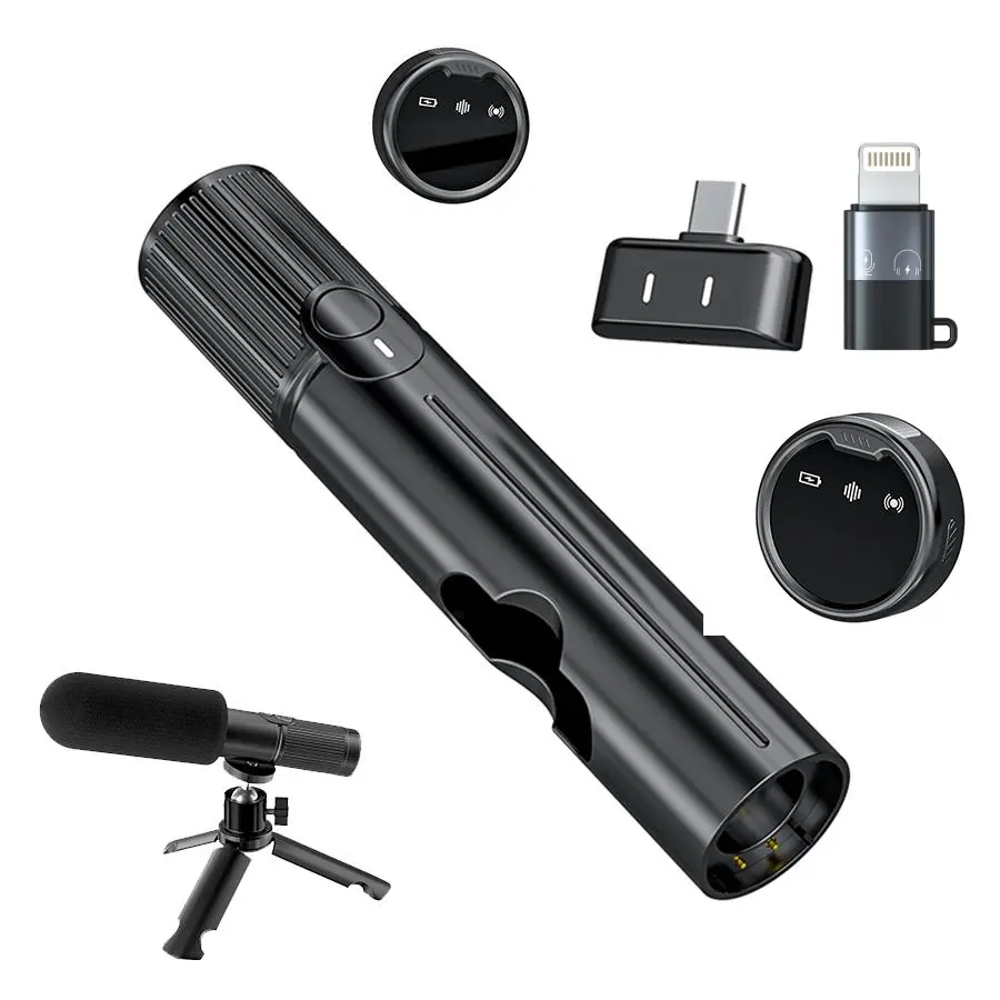 The new S93 wireless desktop lavalier microphone is a handheld microphone suitable for live streaming, short videos, and AI noise reduction.