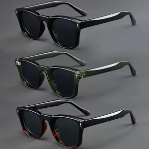Unisex Classic Full-Frame Trendy Styling Sunglasses - Advanced Retro Eyewear, Fashion Accessory for Daily Wear & Leisure Photography