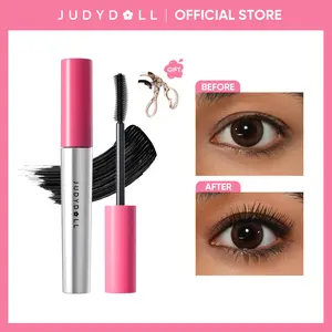 JUDYDOLL No-Drooping Volume Mascara, Black, Lifting, Volumizing, Waterproof, Smudge-Proof, Curl, Anti-Clump Formula, Party & Daily Makeup, Cosmetics, Spring Gift, Refresh Look