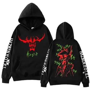 Anime Hazbin Hotel Red Alastor Angel Dust Print Hoodie Man Woman Hoodies Hig-hend Luxury hot product Unisex soft high quality