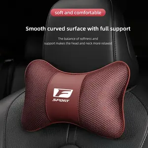 Car Headrest Neck Support Pillow Breathable Comfortable For Lexus LS LC RZ IS350 ES300 GS350 CT200h GX460 LX570 RX500h NX300 UX260 LM300 RC350 GS250 GS450h ES200 IS300 IS500