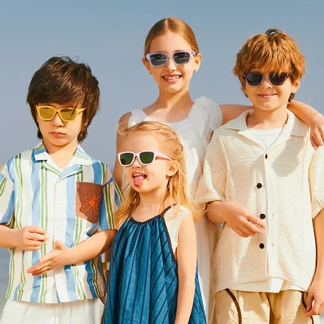 KIGO Parent-Child Matching Polarized Sunglasses for Baby & Kids 0-12Y, Flexible TPEE Frame with UV400 Sun Protection, Lightweight & Unbreakable Design, Protect Your Child’s Eyes, Comfortable & Durable Design, Fun Colors & Multi-Scenario Use, Uv400 Shield,