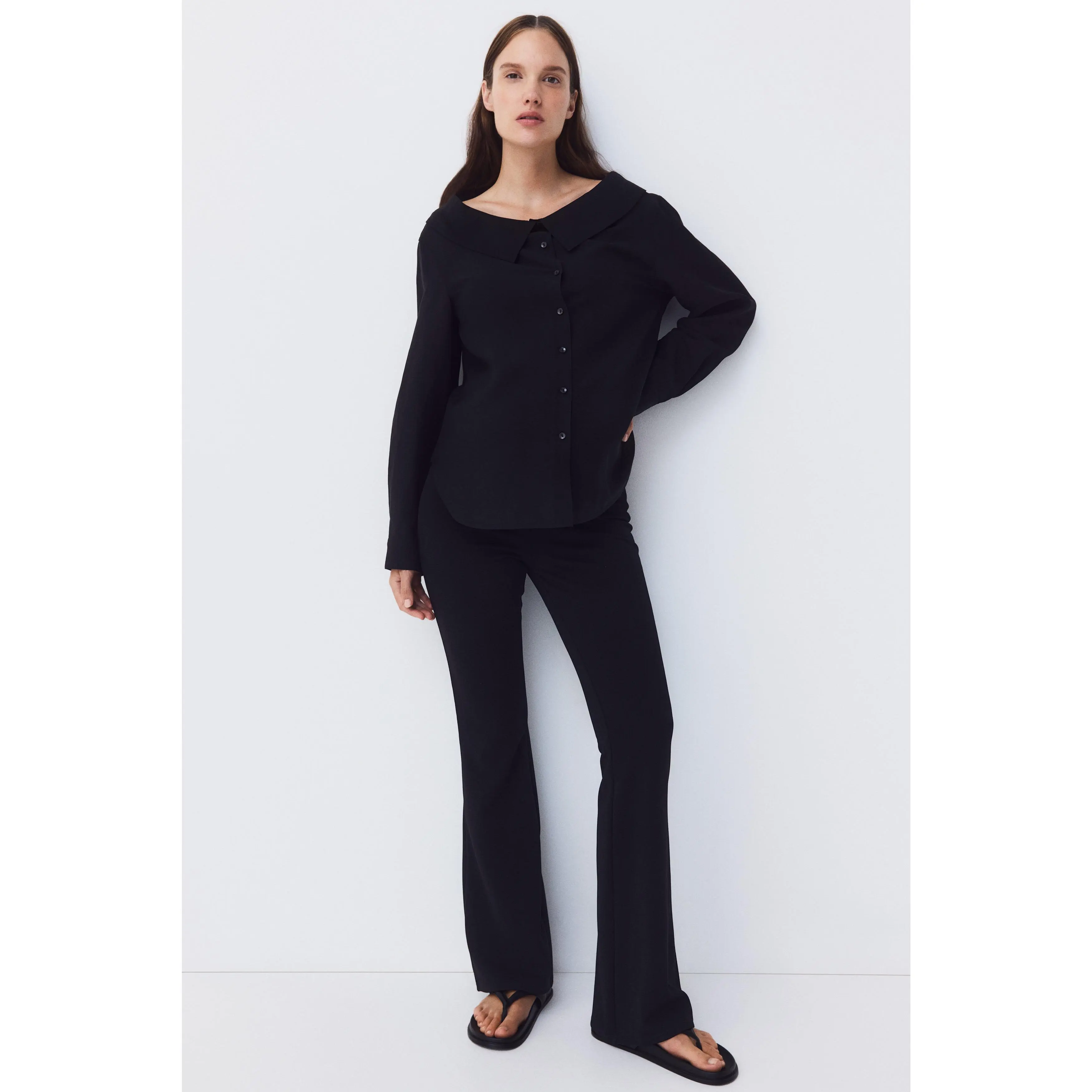 H&M MAMA Flared Ponte di Roma leggings