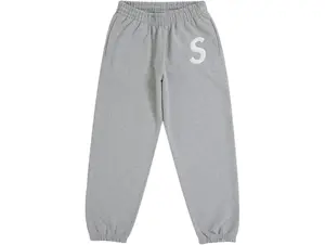 Supreme S Logo Sweatpant (FW25) Heather Grey