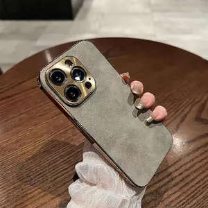 Phone Case with Lens Protector, Anti-drop Cellphone Protective Case, Shockproof Mobile Phone Cover for iPhone 15 14 13 12 11 Pro Max, Casing