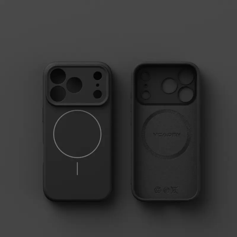 Premium Liquid Silicone Protective Phone Case for iPhone 11-17 Pro/Max/Plus, iPhone12 - Minimalist Matte, MagSafe Compatible, Wireless Charging Ready, Shockproof, Flexible, Durable Plastic Handheld Phone Accessories, Cellphone