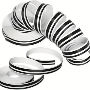 Pinstripe Tape 1 Roll Pack, Vinyl Adhesive Striping Sticker for Cars, Motorcycles, Boats - Waterproof Automotive Decals, truck decals, Racing Stripe DIY Stickers, Black - Universal Front Placement