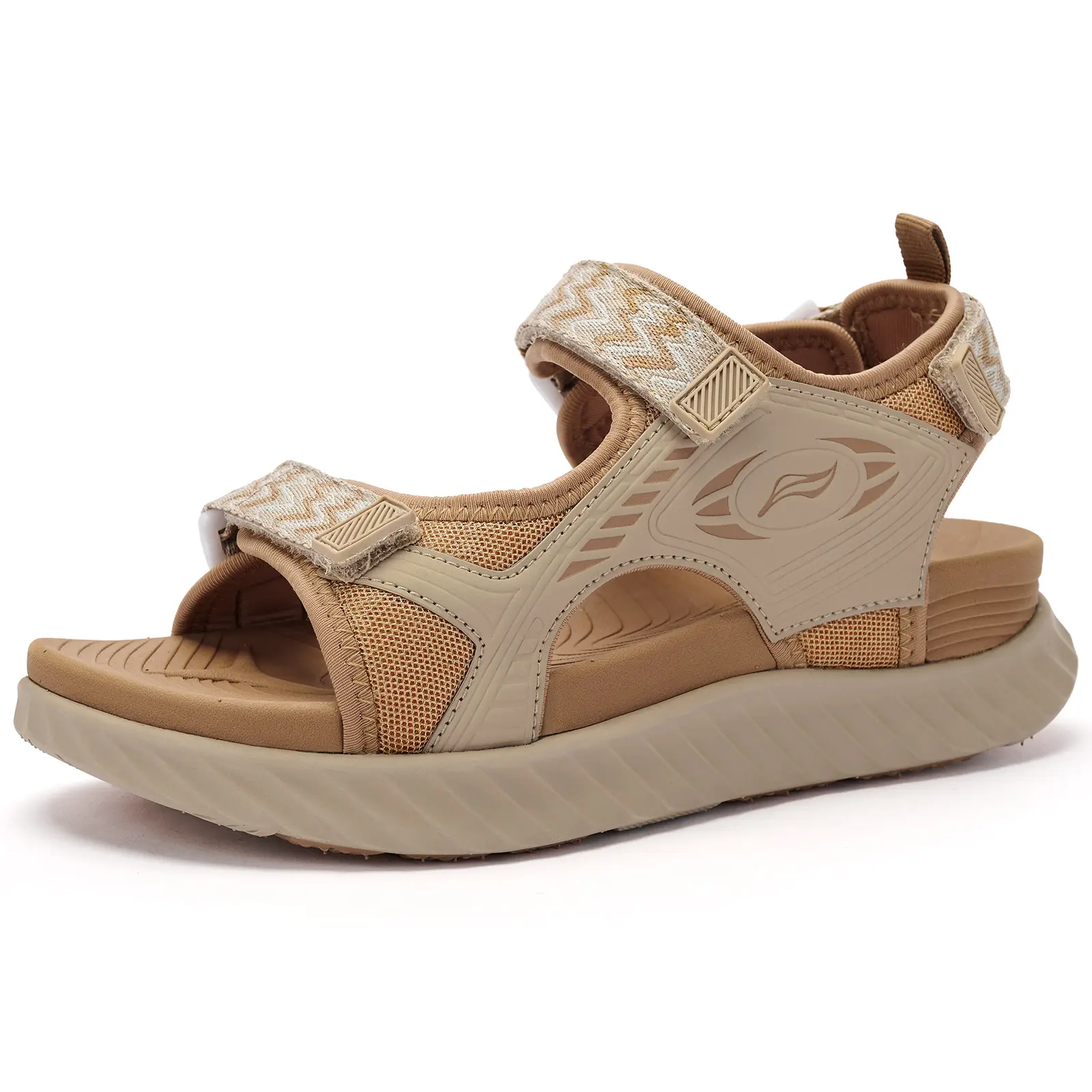 Women's Arch Support Adjustable Slide Sandals - Comfy Casual Outdoor Sandals with Nylon Upper Platform Sports Footwear for Hiking, Walking, Adjustable Slide Sandal