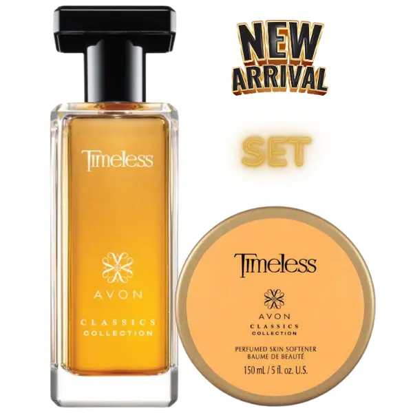 Avon Timeless cologne 1.7fl.o and Skin Softener for women SET
