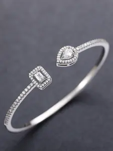 1 PC Classical Cubic Zirconia Prong High Quality Fashionable Exquisite Bracelet For Women Valentine's Day Gift Wedding Jewelry