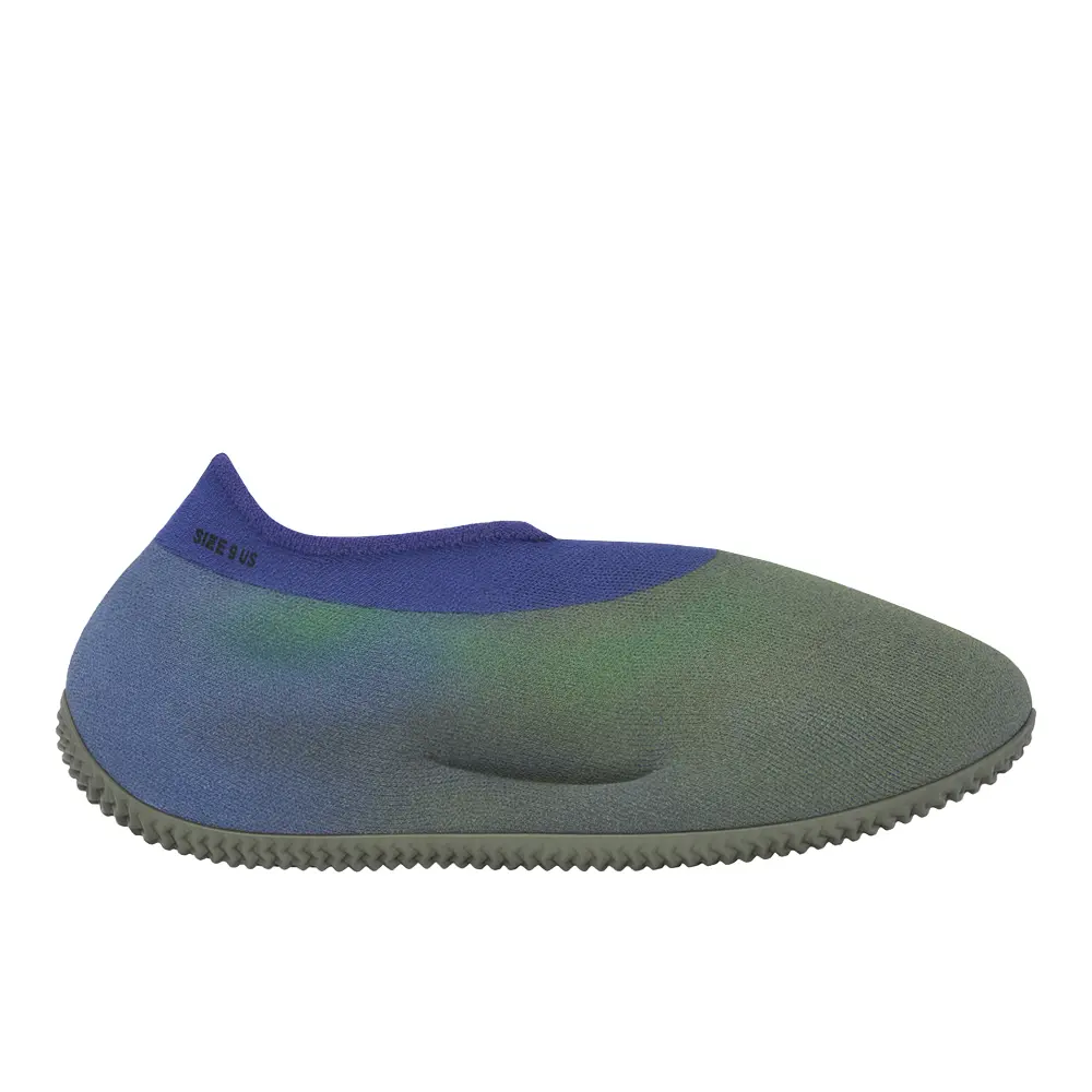 adidas Mens Yeezy Knit Rnr Fade Azure Sneakers Shoes Casual - Blue, Green