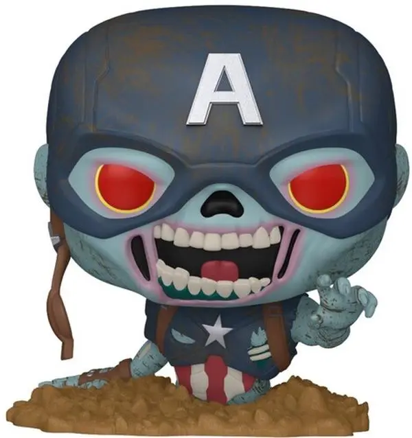 Funko POP! Marvel: Marvel Zombies - Zombie Captain America  [COLLECTIBLES] Vinyl figurine/statue, Collectible, Collectible Figures