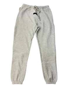 2022 Light Gray Cuffed Sweatpants - Soft Tapered Leg Trousers, Athletic Urban Streetwear for All Season Unisex Daily Wear