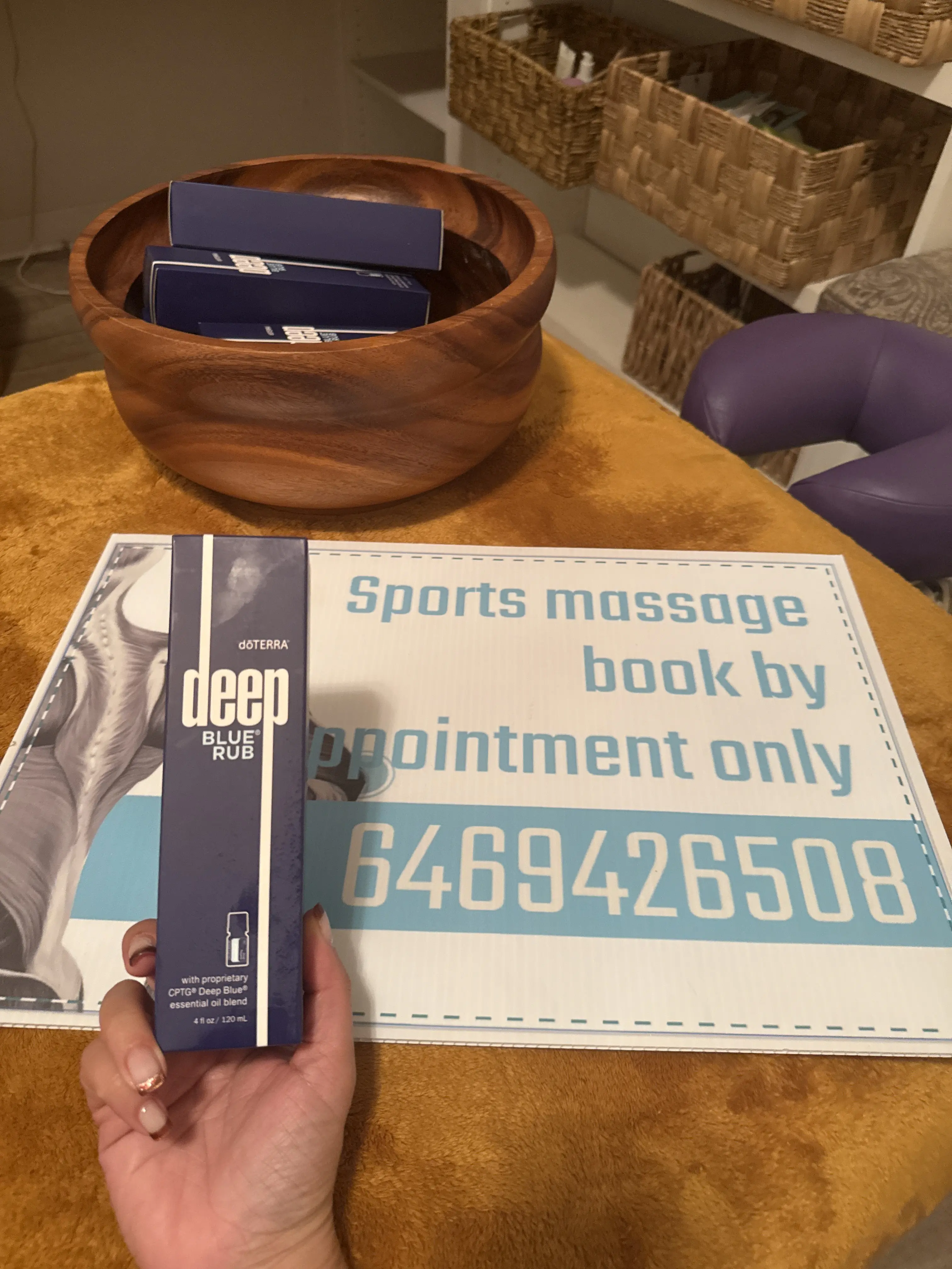 Deep blue rub Deep blue rub
