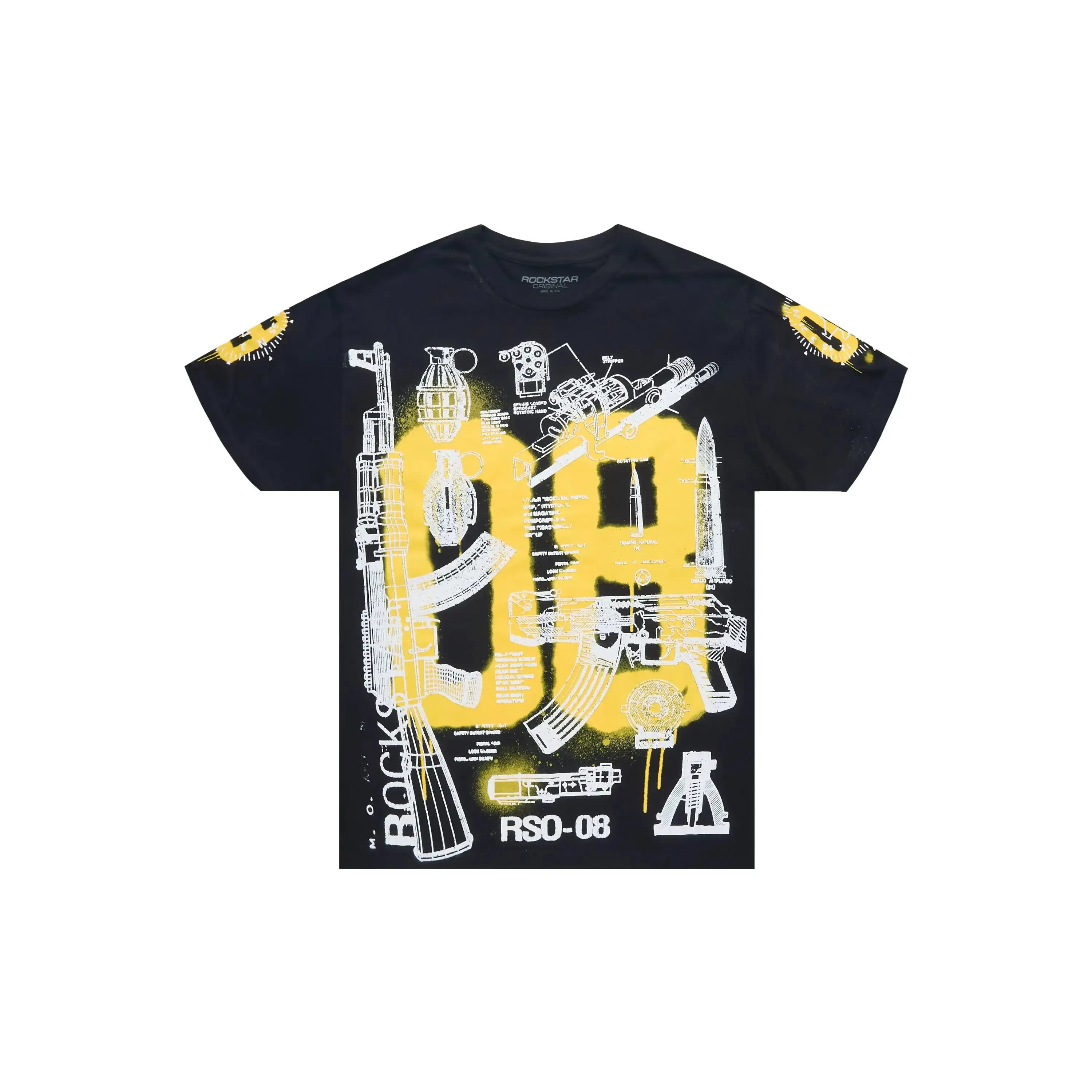 Nesta 2.0 Black Oversized Graphic T-Shirt
