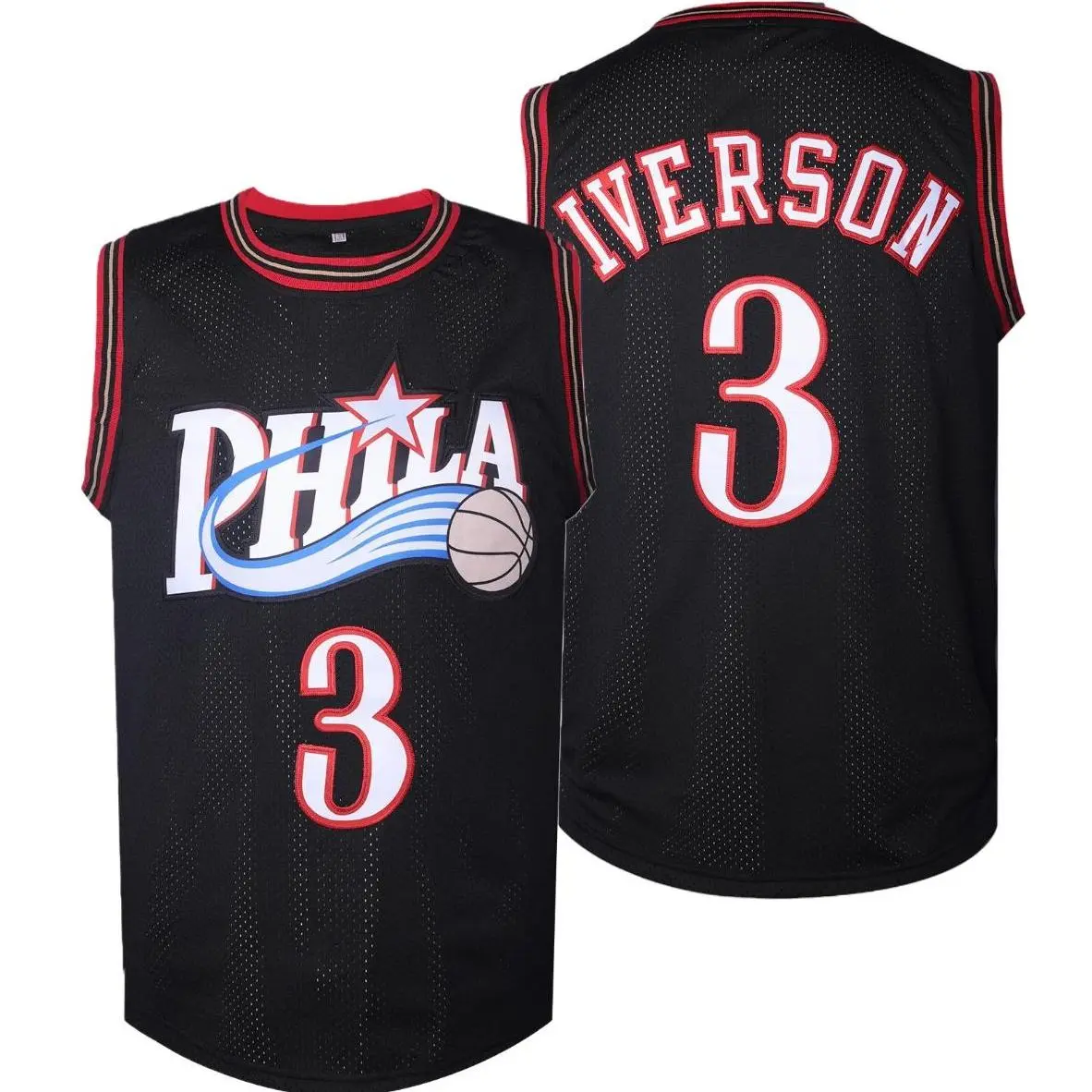 Iversen FranNy men's Basketball Jersey #3 Antique Embroidery Sleeveless Breathable Sports Basketball Jersey Sportswear Clothing tiktokshopbacktoschool,back to school,back to school haul