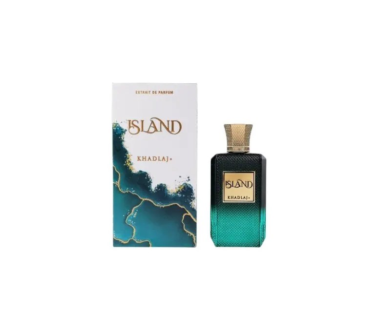 Khadlaj | Island | Unisex Fragrance | 100 ML - 3.4 OZ | Extrait De Parfum | Coconut - Ginger & Pineapple