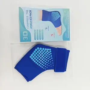 Ankle Ice Pack Wrap for Injuries Reusable for Swollen Feet, Achilles Tendonitis Relief, Plantar Fasciitis Relief